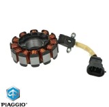 Magnetou (stator aprindere) original Piaggio Liberty 50 Corporate - IGet (15-24) - Zip 50 (18-20) - Vespa Primavera - Sprint (17-23) 4T 3V AC 50cc