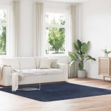 VidaXL Covor shaggy cu pom &icirc;nalt, NAVARRA, bleumarin, 240x240 cm