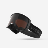 Ochelari schi/snowboard G 100 S3 Vreme Frumoasă Negru Copii/ Adulți, Wedze