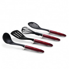 Set 4 Ustensile pentru Gatit, Burgundy BH/6235N