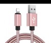 Extra cablu de date și &icirc;ncărcare rapidă USB Lightning pentru iPhone, rezistent, 1 metru