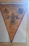 Pionieri, soimii patriei, cutezatori afise, fanion, placheta cicloturism, bicicleta, RRR