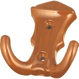 Cumpara ieftin Cuier din plastic, H 75 mm, 3103-06, nuc