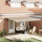 Marchiză Retractabilă Bej with Manual Bej 450 &times; 350 cm Bej