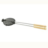 Prajitor pentru slanina, fonta, cu maner, 53 cm, 15 cm, Artool