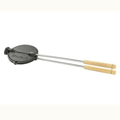 Prajitor pentru slanina, fonta, cu maner, 53 cm, 15 cm, Artool foto