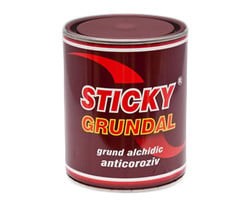 Grund pentru metal pentru interior / exterior, Sticky Grundal, gri, 25 kg foto