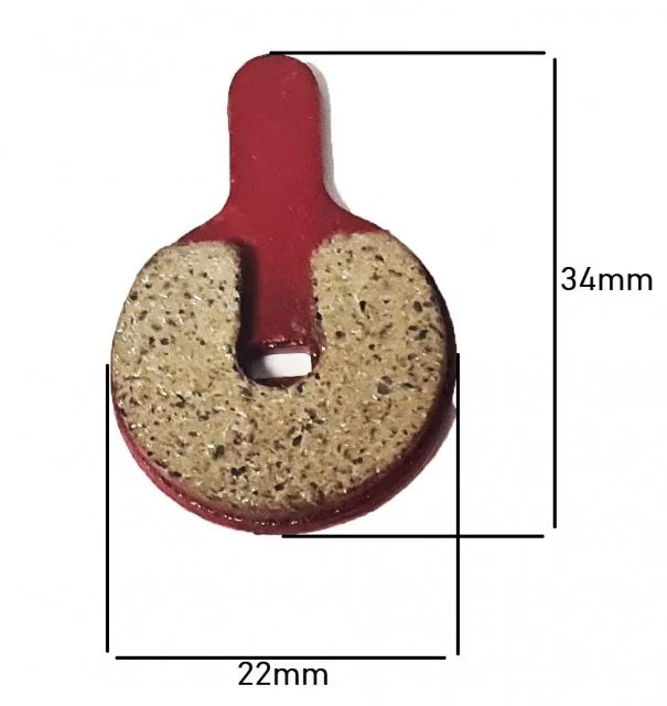 Set placute frana trotineta electrica