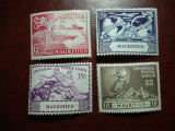 MAURITIUS 1949 SERIE UPU MH, Nestampilat