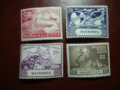 MAURITIUS 1949 SERIE UPU MH