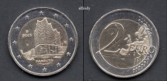 GERMANIA 2 euro 2023 D, Hamburg foto