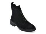Ghete EPICA negre, 605028, din piele intoarsa