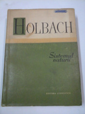 HOLBACH - SISTEMUL NATURII foto