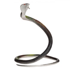 Jucărie șarpe, Reptile Realiste, Negru, 70cm