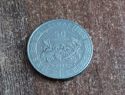 C50 - Moneda foarte veche - Africa Centrala - 50 franci - 2006 foto