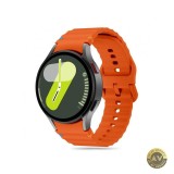 Curea Tech-Protect Silicone Sport pentru Samsung Galaxy Watch7 / Watch FE / Watch6 / Watch5 / Watch4 Series Portocalie