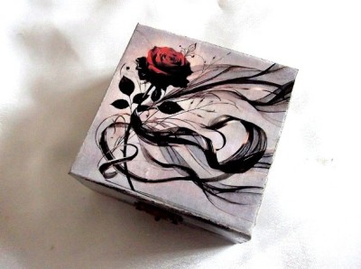 cutie lemn decorata 48120 foto