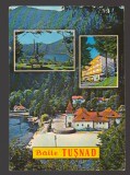 CPIB 23670 CARTE POSTALA - BAILE TUSNAD: HOTEL, VEDERE, LACUL SF. ANA, CIRCULATA, 1982, STAMPILE, TIMBRU