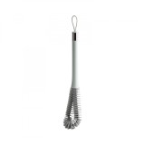 Perie de Curatat Pahare, Sticle, Biberoane, Flippy, cu Maner Lung, Uz Casnic, Silicon, Ergonomic, 3.9x5.4x38.5cm, Verde