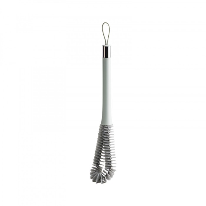 Perie de Curatat Pahare, Sticle, Biberoane, Cyrax, cu Maner Lung, Uz Casnic, Silicon, Ergonomic, 3.9x5.4x38.5cm, Verde
