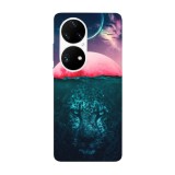 Husa compatibila cu Huawei Nova 8i model Surreal nature, Silicon, TPU, Viceversa, Transparent, Carcasa