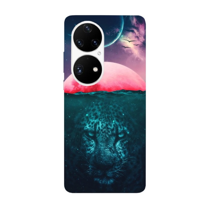 Husa compatibila cu Huawei P50 model Surreal nature, Silicon, TPU, Viceversa