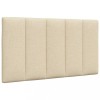 VidaXL Pernă pentru tăblie de pat, crem, 80 cm, material textil 4019140