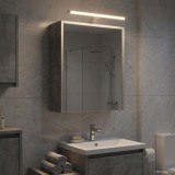 vidaXL Dulap cu oglindă pentru baie Gri din beton 43 x 16 x 62.5 cm 889146