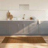 vidaXL Covor dreptunghiular, maro, 80x200 cm, bambus 376908