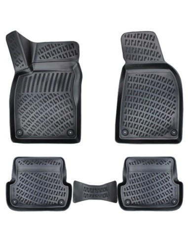 Set 4 Covorase Auto din Cauciuc Audi A4 B6 (Typ 8E) 2000-2004, Umbrella