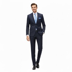 Costum barbati bleumarin regular CTRE13