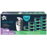 Rezerve Twist &amp; Click, 12 bucati, Tommee Tippee
