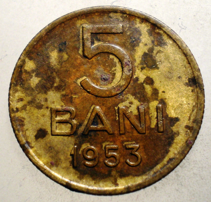 1.441 ROMANIA RPR 5 BANI 1953