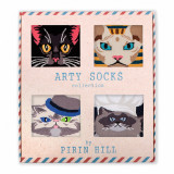 Șosete Pirin Hill Arty Socks Set 4 perechi Multi - Cats, Multicolor
