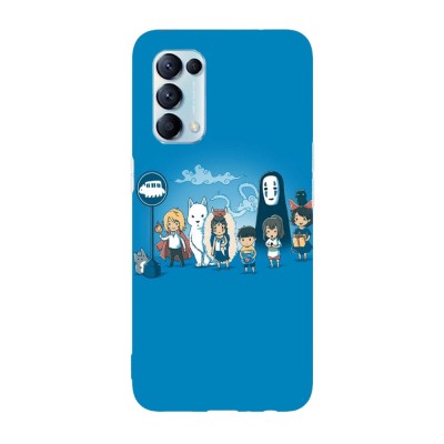 Husa compatibila cu Oppo Find X5 model Totoro, Mononoke and Ponyo Studio Ghibli, Silicon, TPU, Viceversa foto