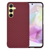 Husa pentru Samsung Galaxy A35 5G A356, Techsuit, Carbonite FiberShell, Rosie