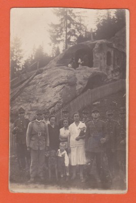 AMS @ - FOTO ORIGINALA PUTNA - CHILIA DANIIL SIHASTRU - ANIMATA, GRUP SOLDAȚI WW I, JANDARMI foto
