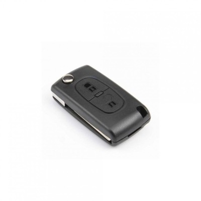 Carcasa cheie telecomanda 2 butoane compatibila Peugeot / Citroen foto