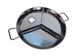 Tigaie paella multigusto, 3 compartimente, 60 cm, email vitrificat, La ideal, GRC81360