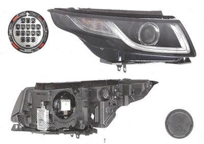 Far Land Rover Range Rover Evoque, 05.2015-, fata, Dreapta, bi-xenon; cu LED daytime running light; D3S+LED; electric; cu gas bec xenon; cu ballast; foto