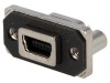 Soclu USB Mini B THT 5 Pin IP67