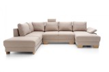 Coltar extensibil cu lada de depozitare, cu sezlong pe stanga Chivas III, l318xA228xH76 cm