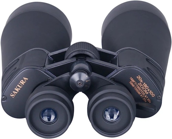 Binoclu profesional cu zoom si reglaj Sakura 20x-180x100 lentile tratate