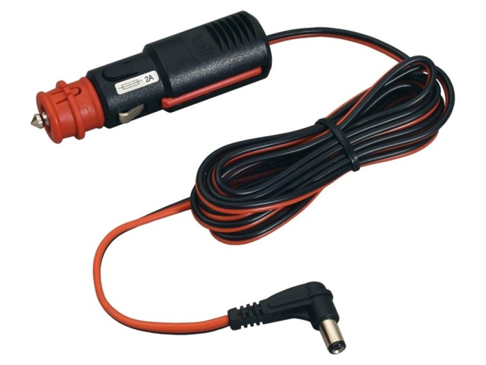 Alimentator auto cu cablu 2m, 2A