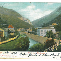 4637 - Baile HERCULANE, Caras-Severin, Romania - old postcard - used - 1907