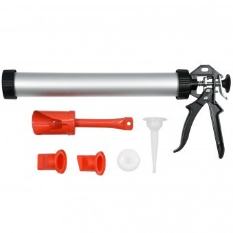 Pistol pentru silicon sau chit Yato YT-67583, metalic, profesional foto