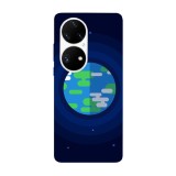 Husa compatibila cu Huawei Nova 9 model Pixel Earth, Silicon, TPU, Viceversa, Transparent, Carcasa
