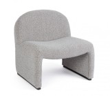 Cumpara ieftin Fotoliu textil gri Bassilla 71x69x72.5 cm