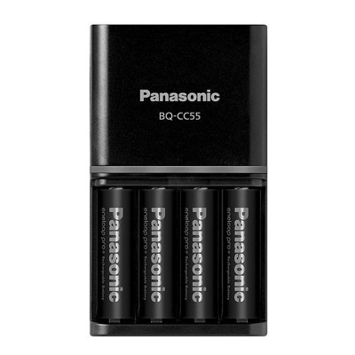 INCARCATOR 4 ACUMULATORI PANASONIC ENELOOP PR foto