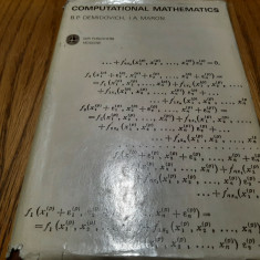 COMPUTATIONAL MATHEMATICS - B.P. Demidovich, I.A. Maron - 1973,691 p.